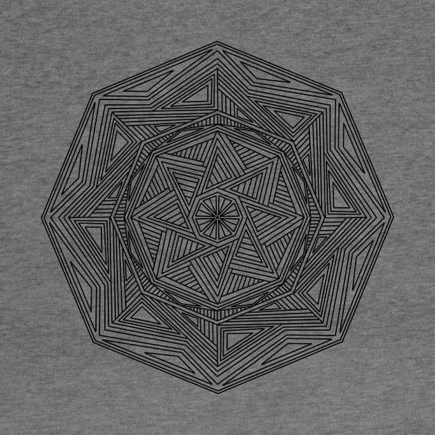 Mandala | Black No. 2 by Jande Summer